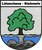 Das Wappen von Lützschena-Stahmeln